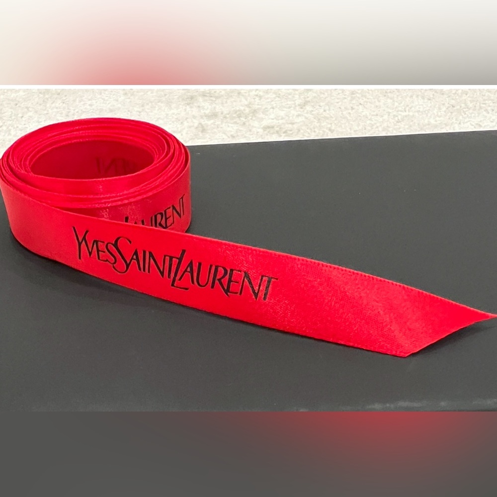 YSL Red and Gold Ribbon